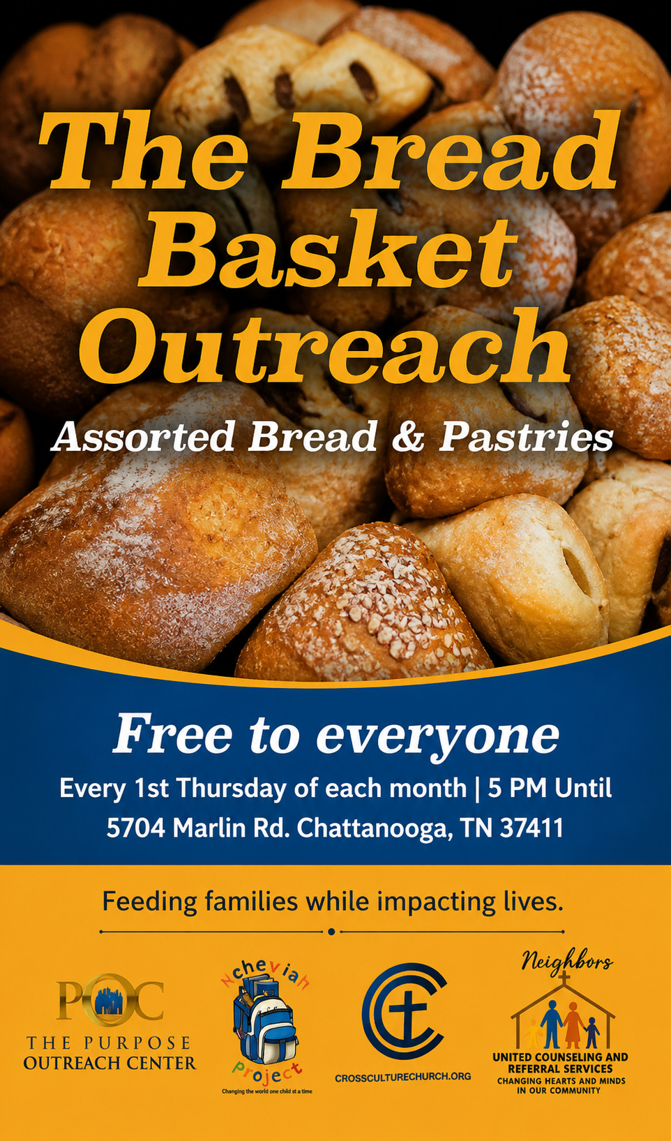 Featured event flyer