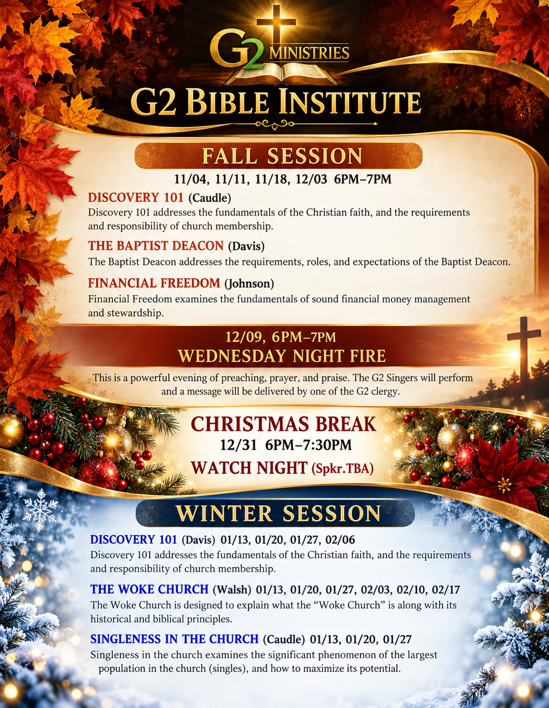 G2 Bible Institute